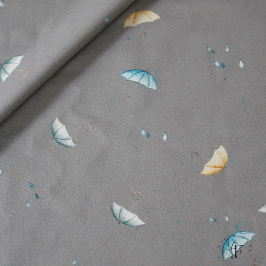 French Terry Regenschirme (dunkelgrau)