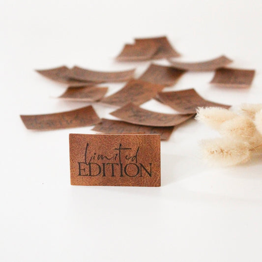 Kunstlederlabel "Limited Edition"