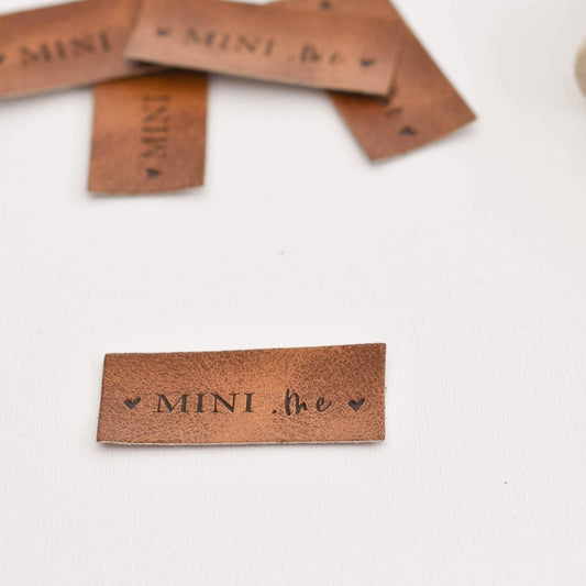 Kunstlederlabel "Mini Me"