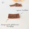 Bild in Galerie-Betrachter laden, Kunstlederlabel "Lovemade Style"