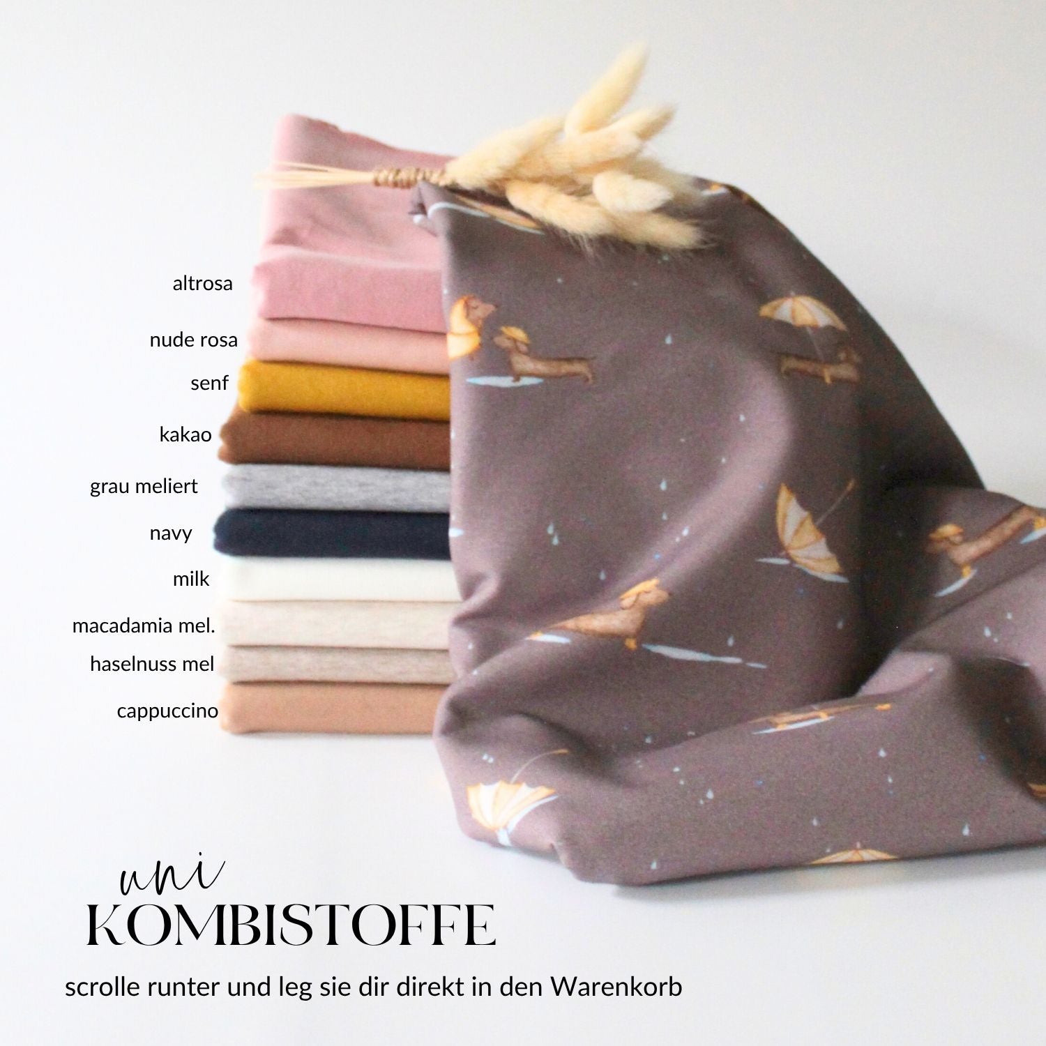 French Terry Patschedackel mauve