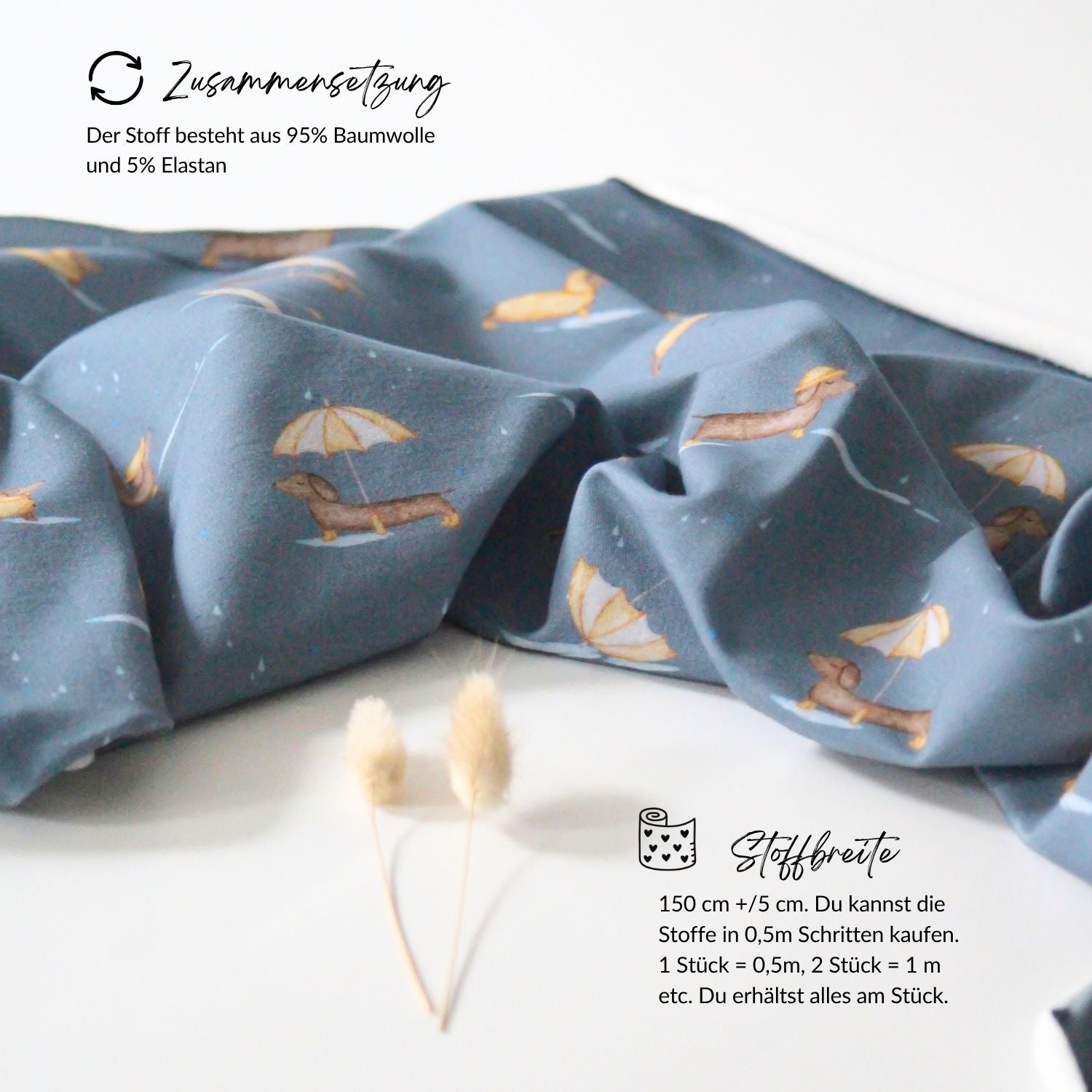 French Terry Patschedackel blau