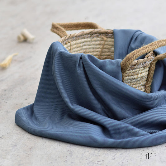 Rib Jersey Blaubeere (Farbe 023)