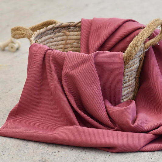 Rib Jersey Himbeere (Farbe 016)