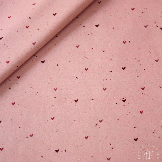 French Terry Berry Heart Konfetti