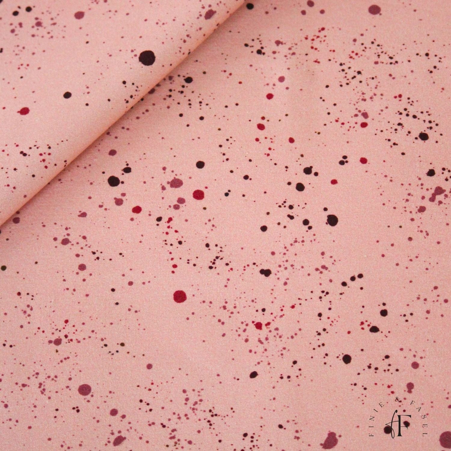 French Terry Berry Splash