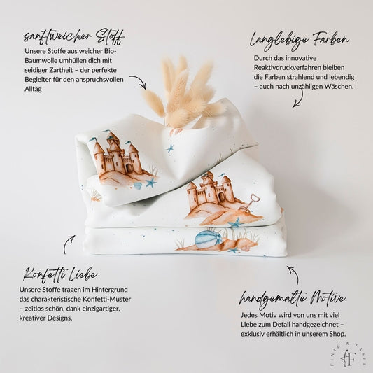 Jersey Strandglück (creme)