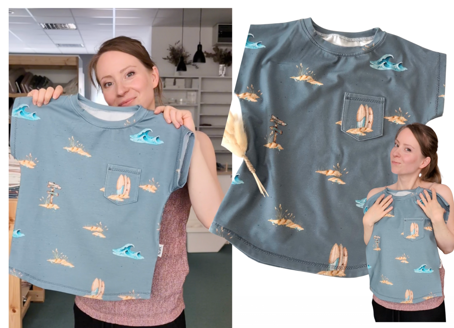 Einfaches Sommershirt für Kids nähen