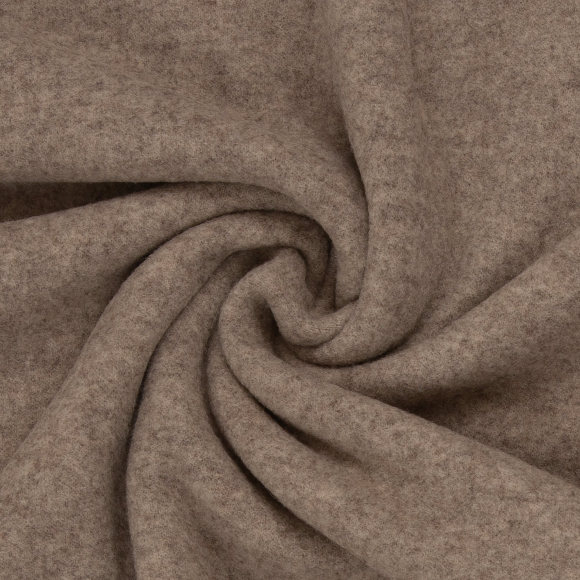 Vorbestellung Merino Wollfleece Haselnuss
