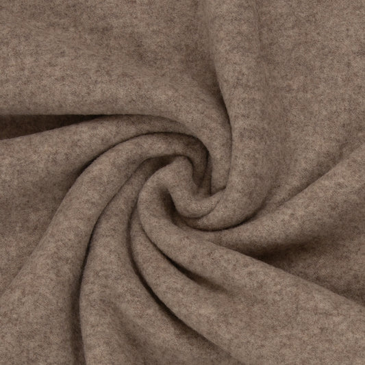 Vorbestellung Merino Wollfleece Haselnuss