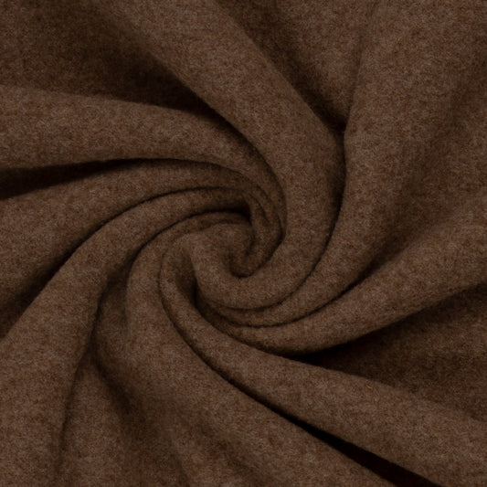 Vorbestellung Merino Wollfleece Braun