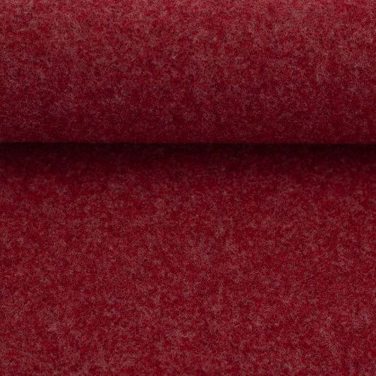 Vorbestellung Merino Wollfleece rot