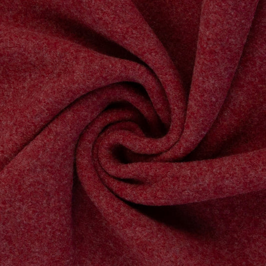 Vorbestellung Merino Wollfleece rot