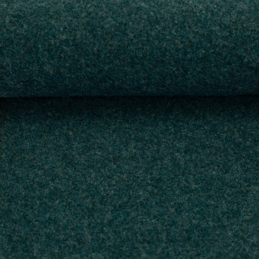 Vorbestellung Merino Wollfleece Petrolgrün