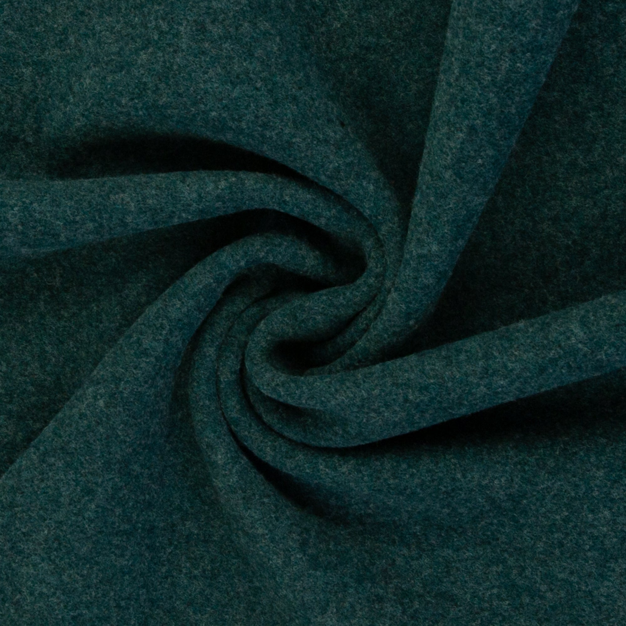 Vorbestellung Merino Wollfleece Petrolgrün