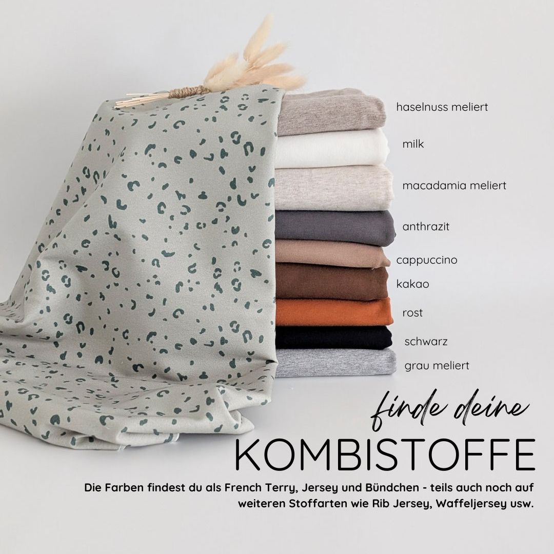 Vorbestellung French Terry Mini Leo Pistazie