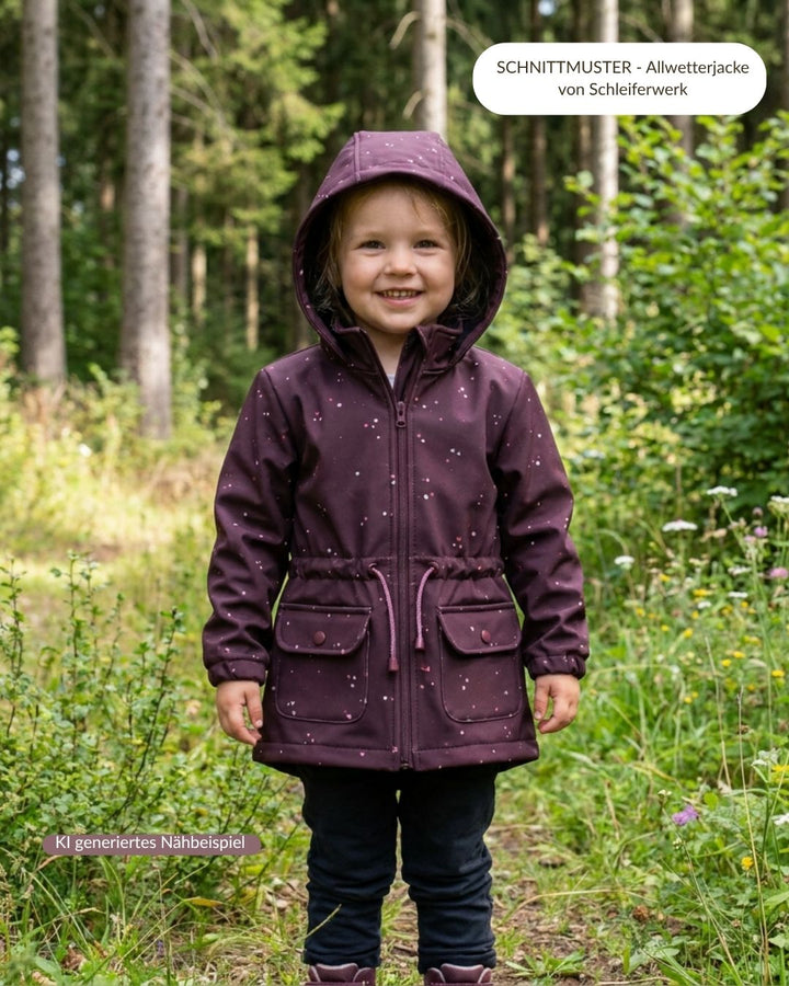 Vorbestellung Softshell Mini Love (Brombeer)