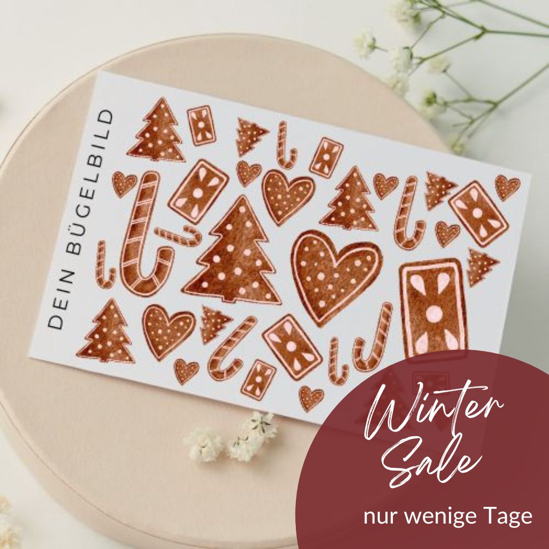 Bügelbild Lebkuchen