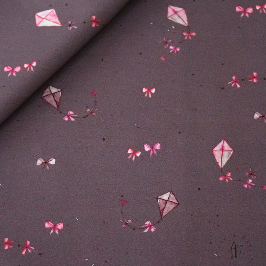 Vorbestellung French Terry Drachensteigen mauve