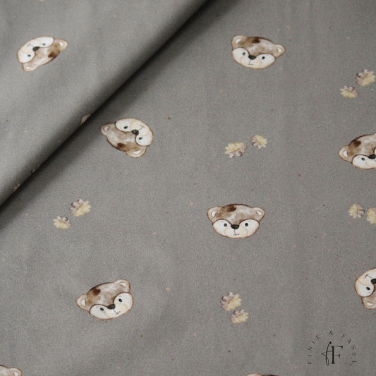 Vorbestellung French Terry Little Bear (taupenbraun)