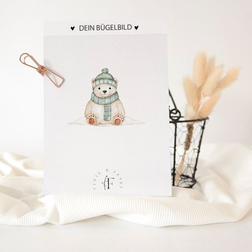 Bügelbild Eisbär
