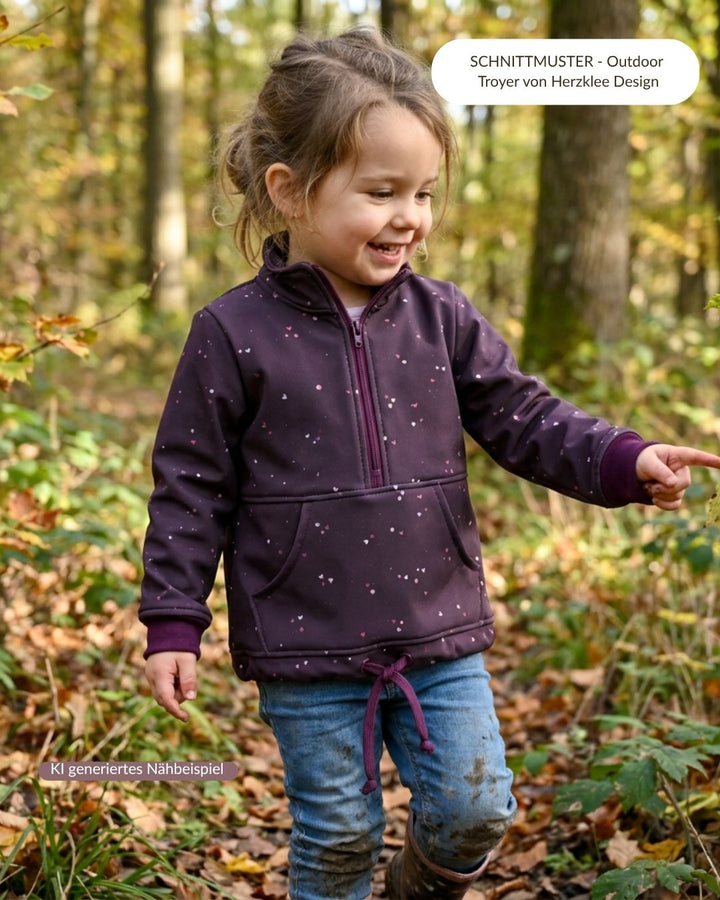 Vorbestellung Softshell Mini Love (Brombeer)