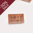Bild in Galerie-Betrachter laden, Kunstlederlabel "Good Mood"

