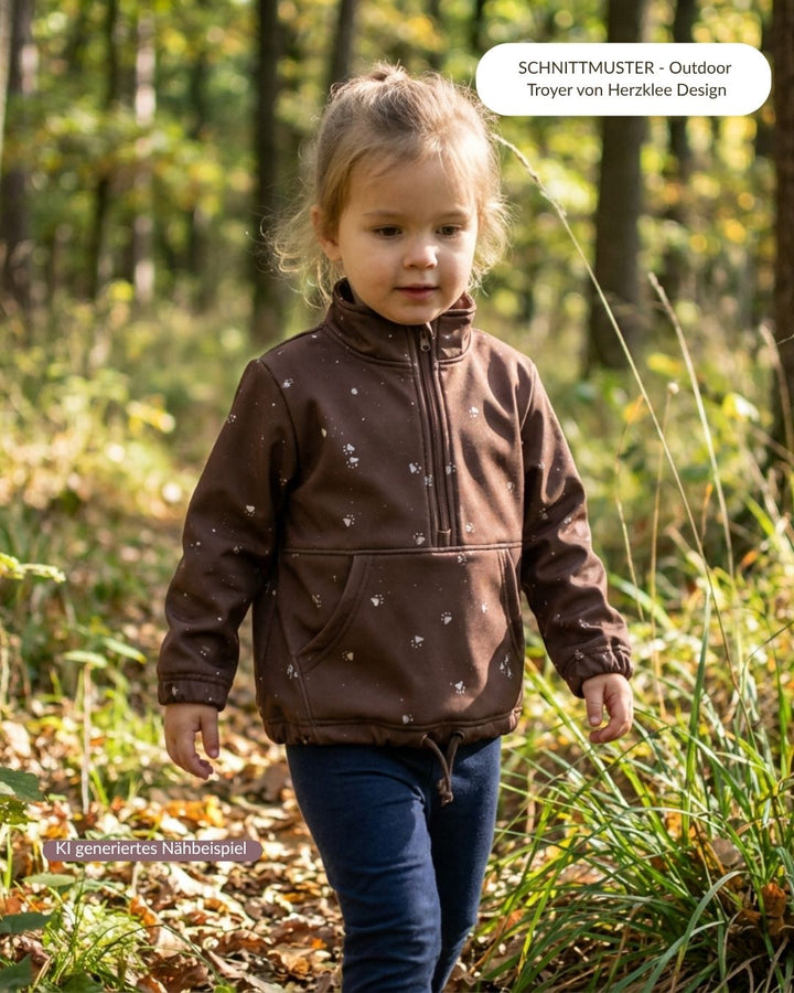 Vorbestellung Softshell Tatzen (braun)