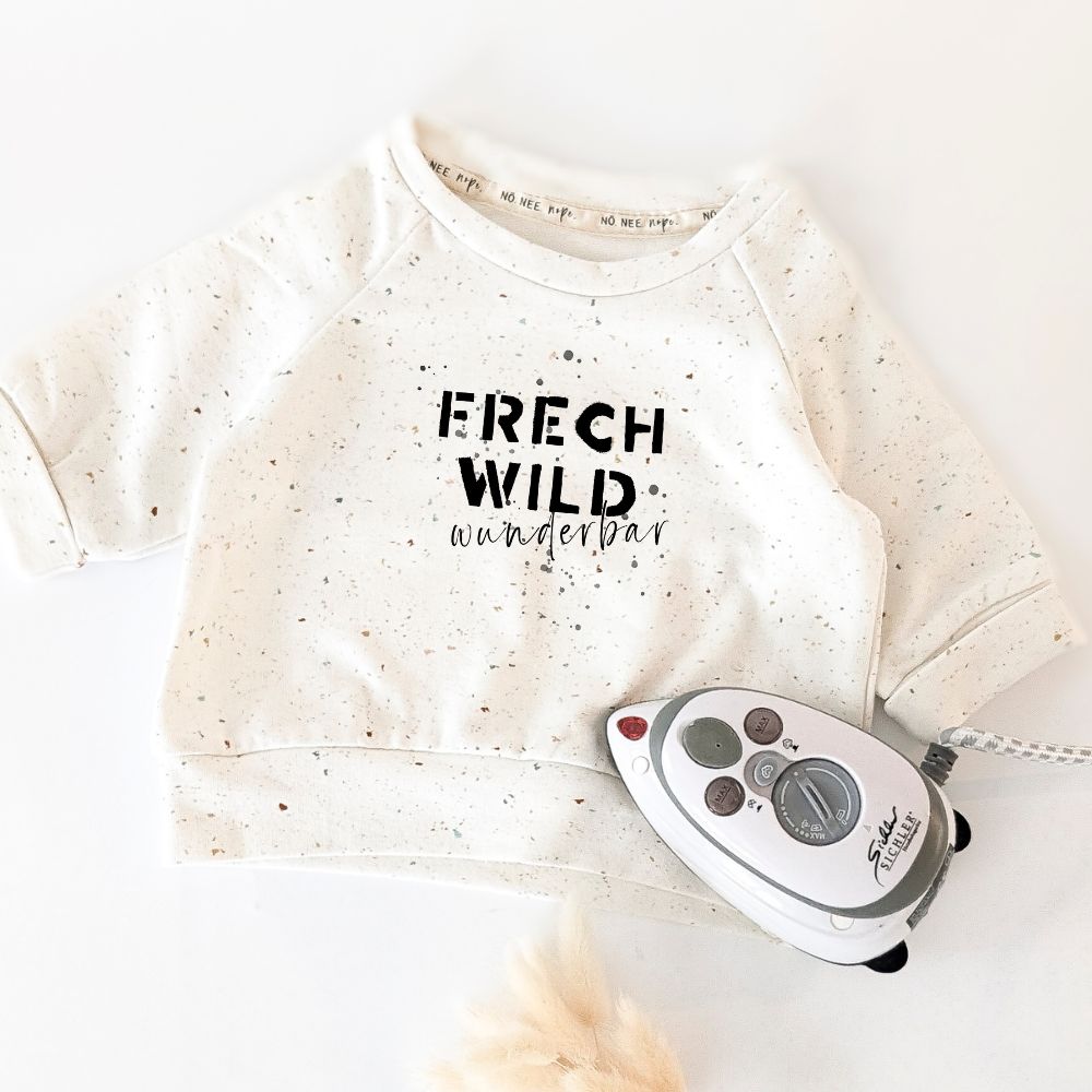 Bügelbild frech wild wunderbar
