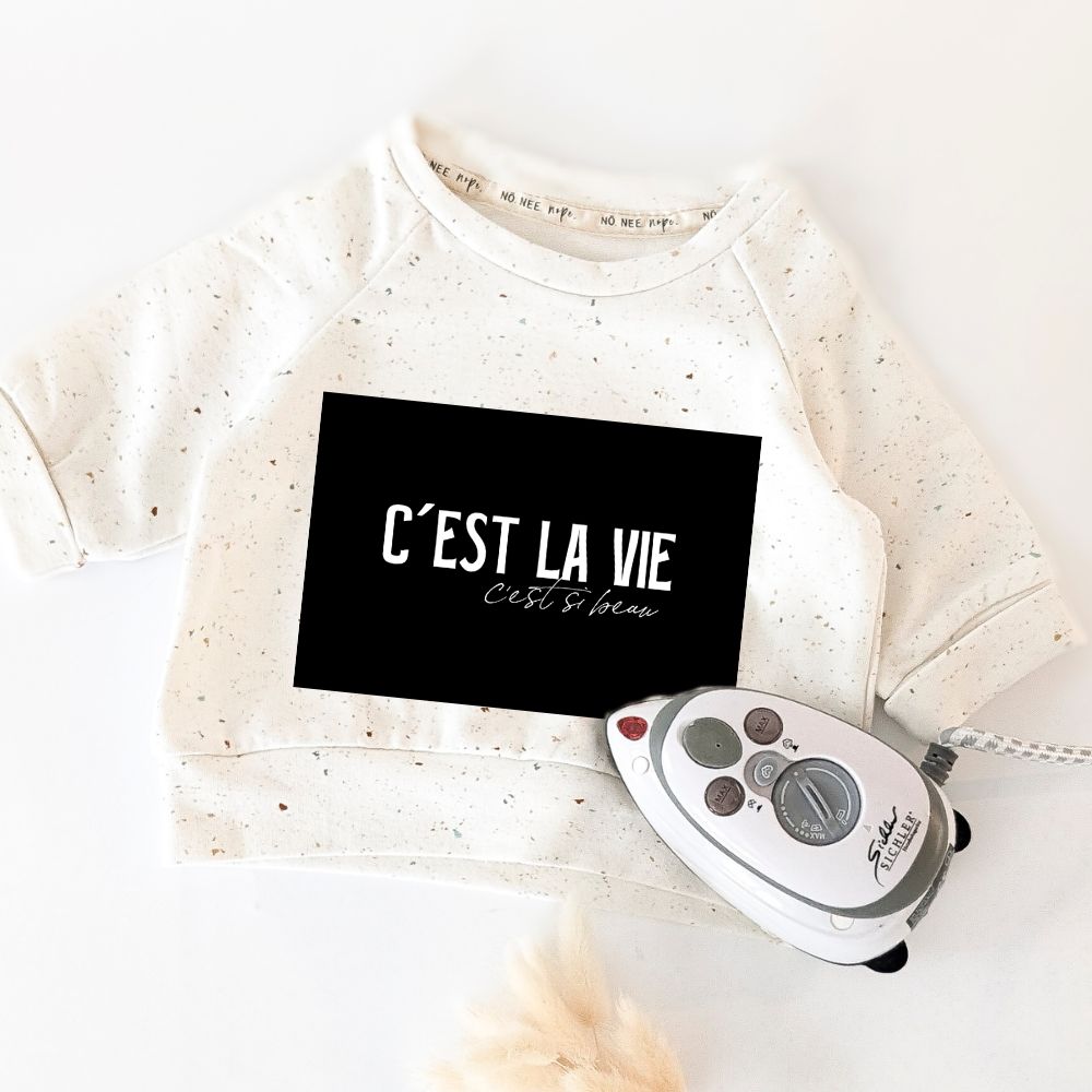Bügelbild C´est la Vie