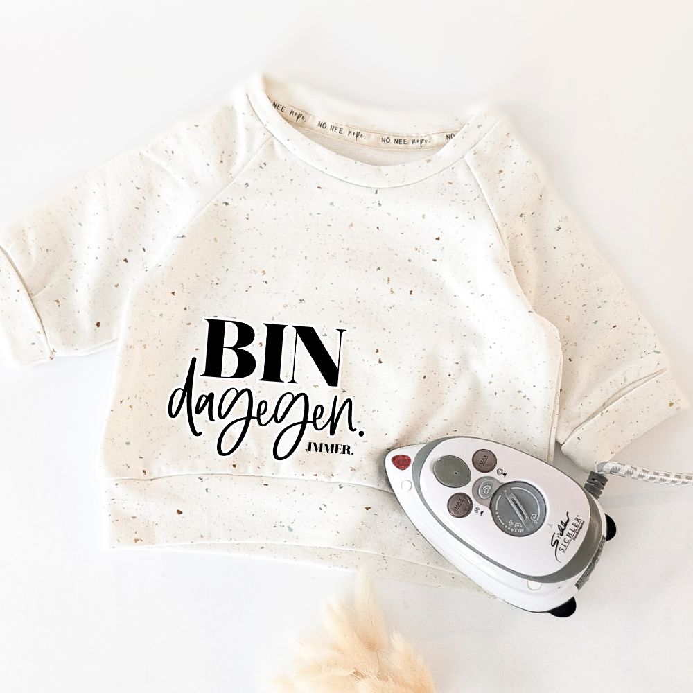 Bügelbild Bin Dagegen