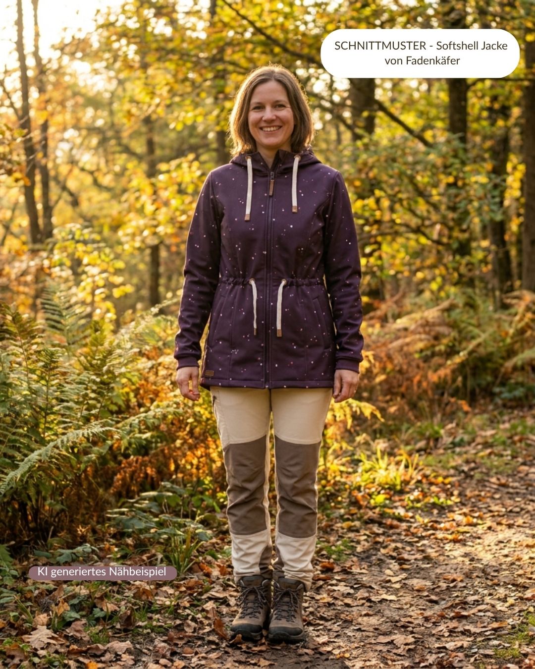 Vorbestellung Softshell Mini Love (Brombeer)