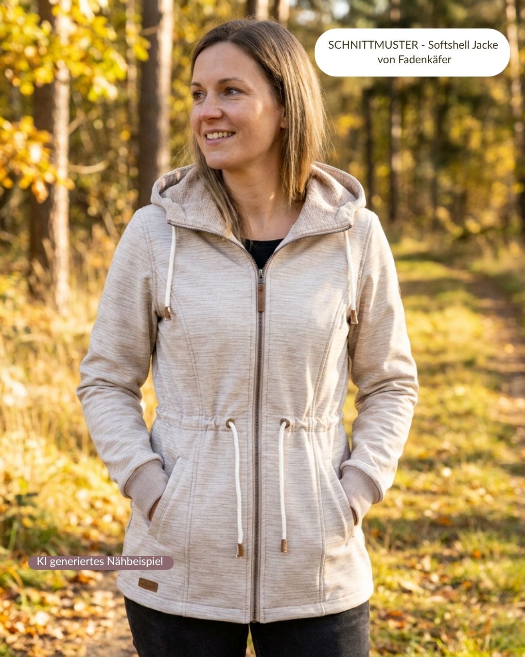 Vorbestellung Softshell Strokes beige