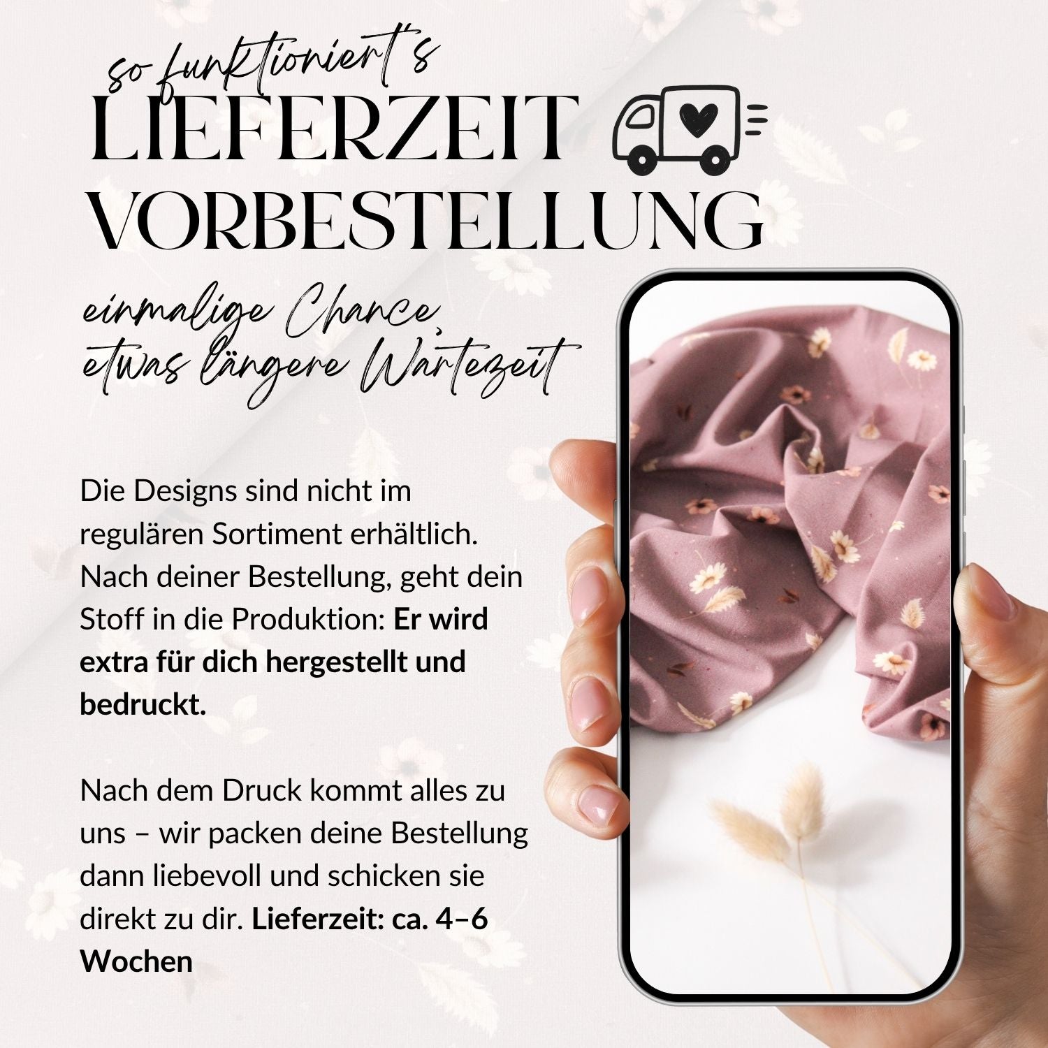 Vorbestellung French Terry Wildflora berry