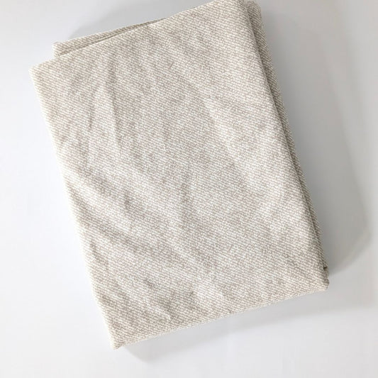 French Terry Strukturprint beige (B Ware Einzelstück - Print) 0,85m
