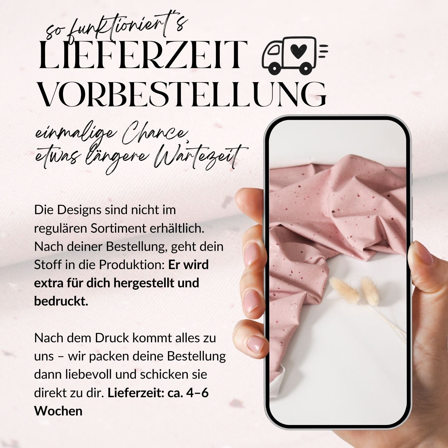 Vorbestellung French Terry Rosé Konfetti