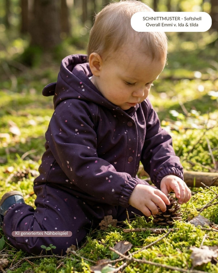 Vorbestellung Softshell Mini Love (Brombeer)