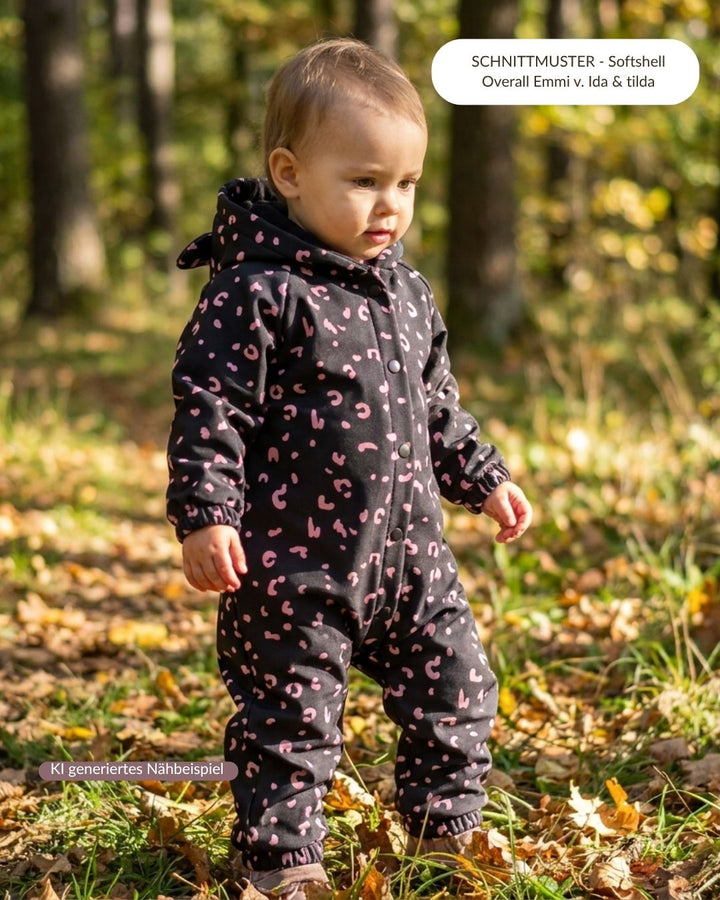 Vorbestellung Softshell Black Leo pink
