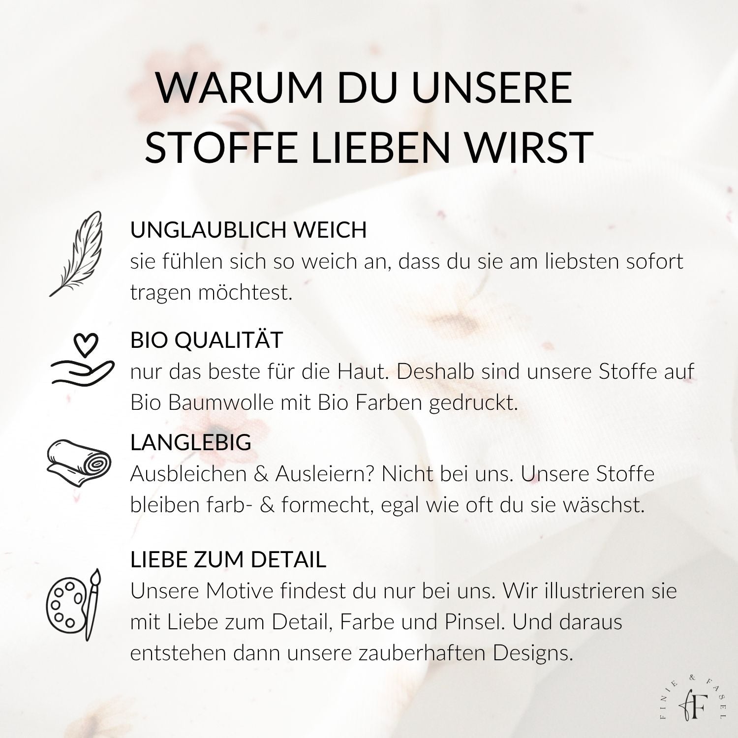 Vorbestellung French Terry Wildflora creme