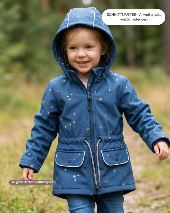 Vorbestellung Softshell Tatzen (blau)