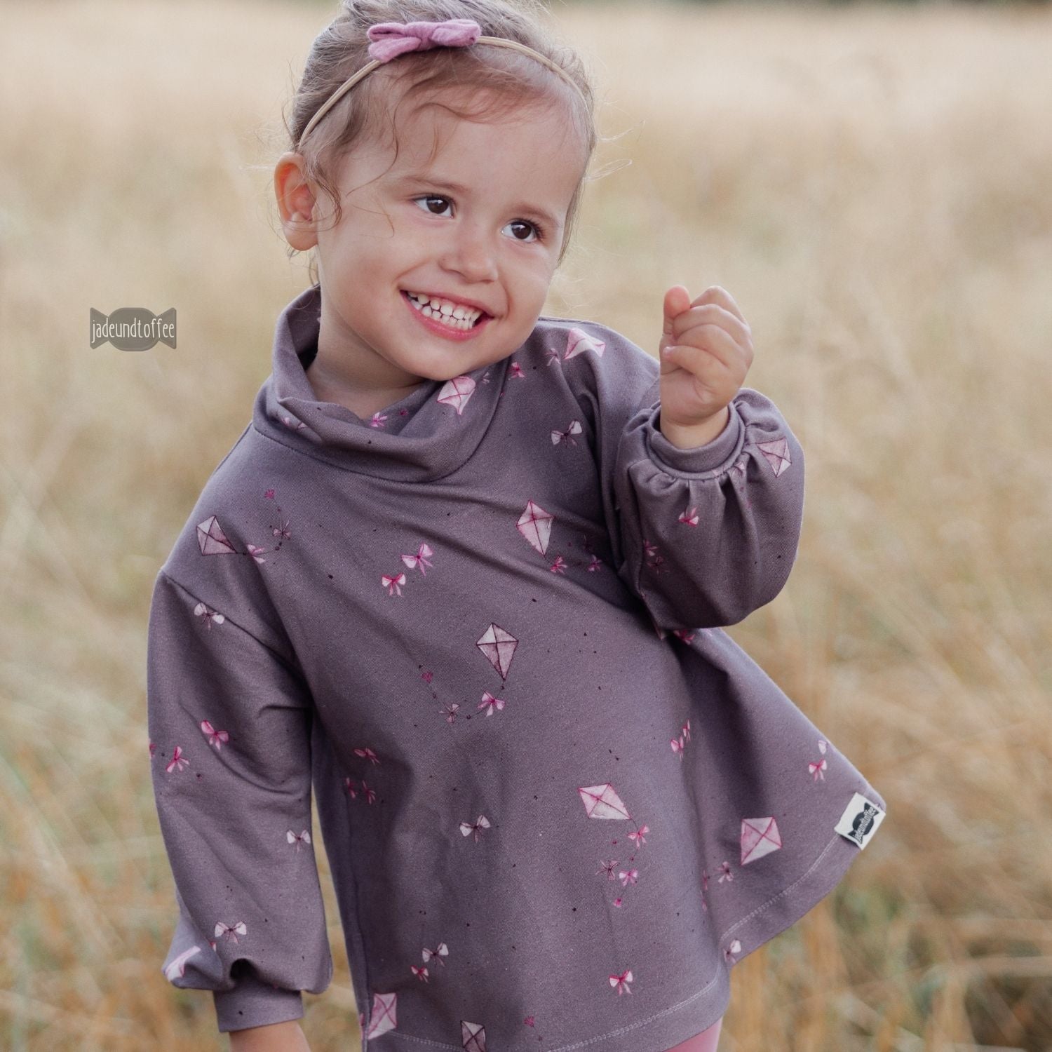 Vorbestellung French Terry Drachensteigen mauve