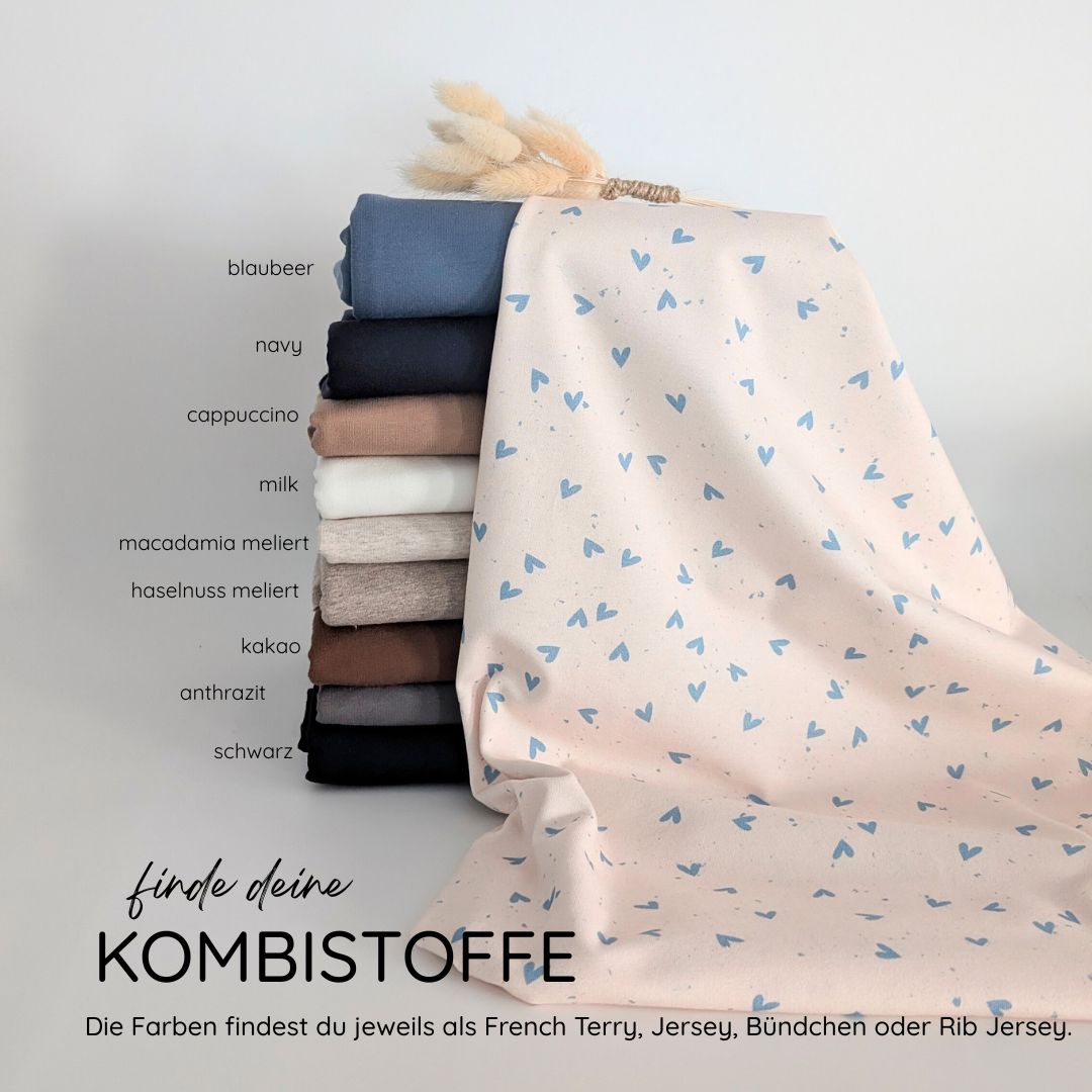 Jersey Herzrauschen Blue