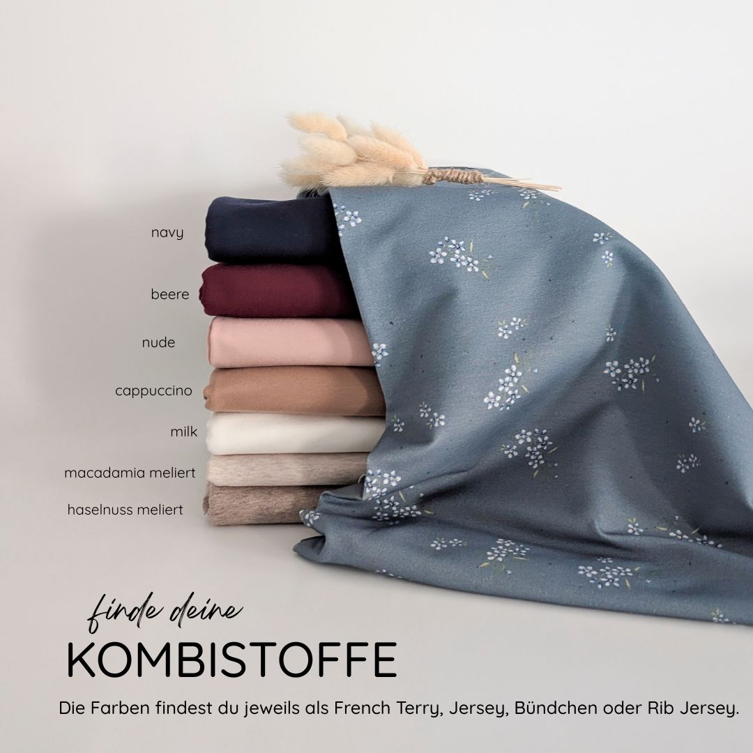 Jersey Vergissmeinnicht blau