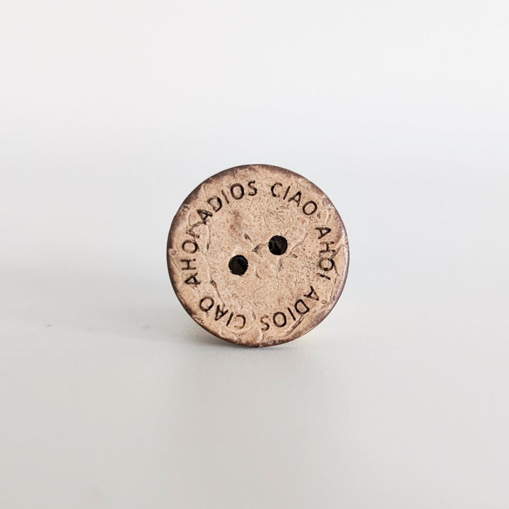 Kokosknopf 20mm Adios Ciao