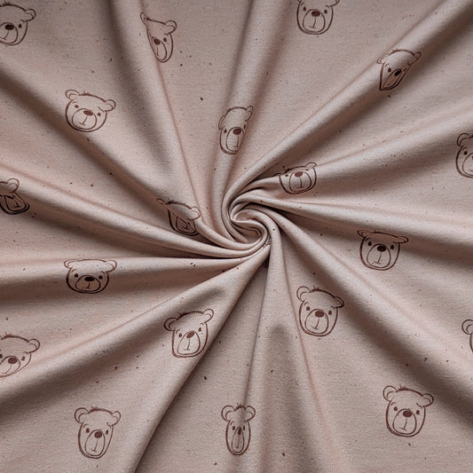 French Terry Bärig (braun)