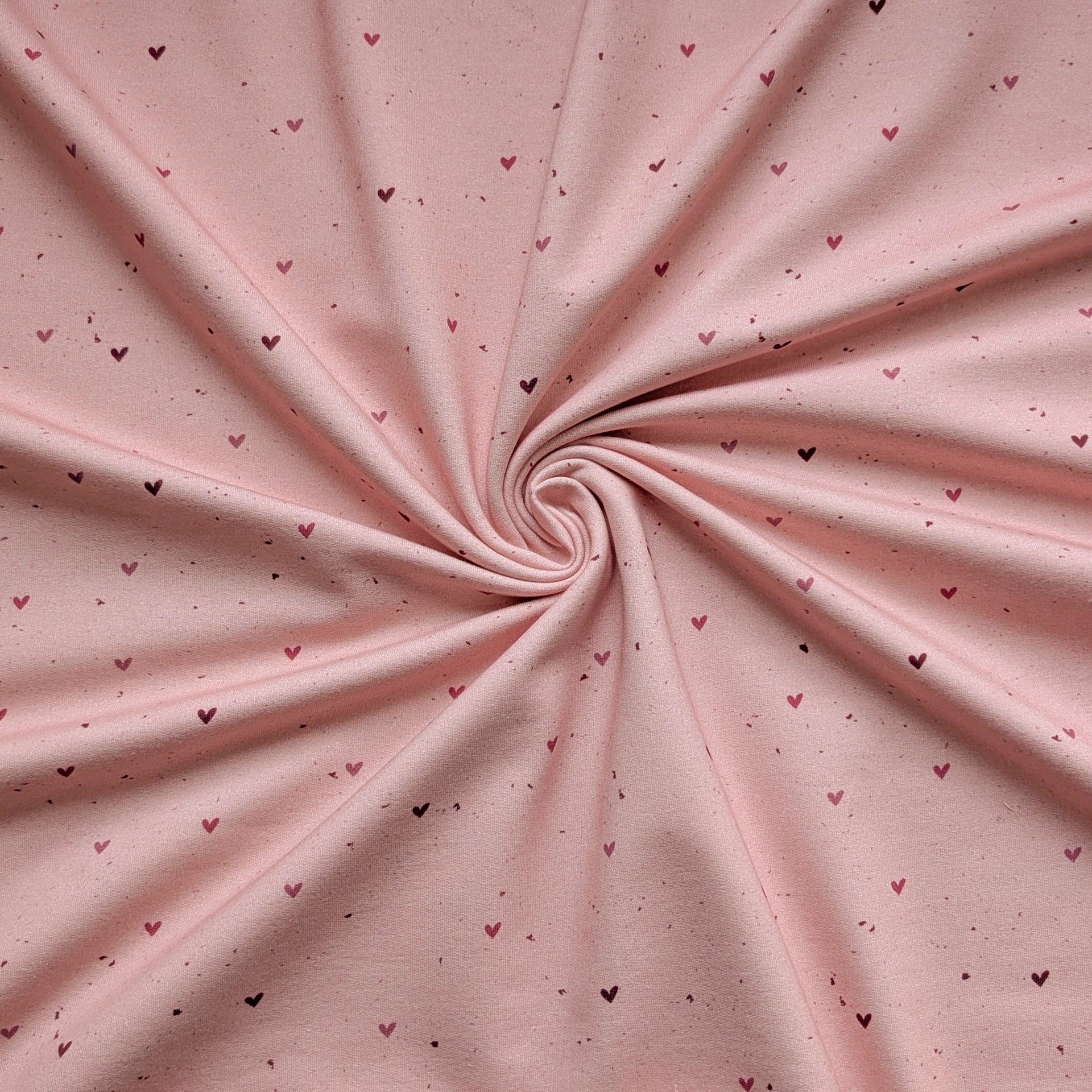 French Terry Berry Heart Konfetti