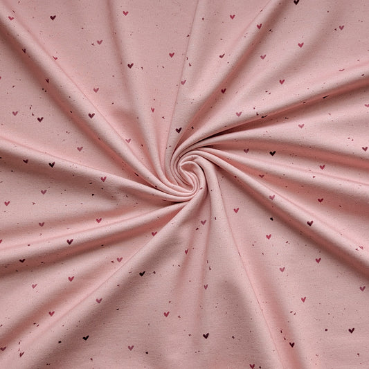 French Terry Berry Heart Konfetti