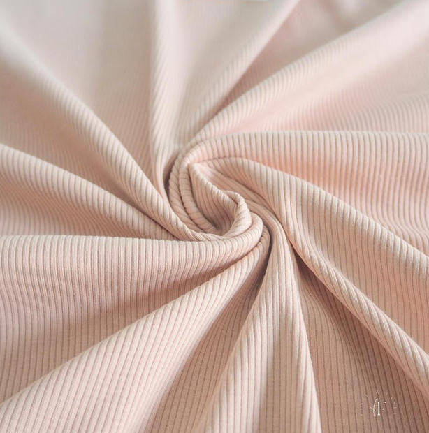 Rib jersey nude rosa  0,69m