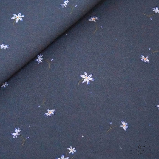 French Terry Blue Blossom