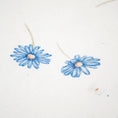 Bild in Galerie-Betrachter laden, French Terry Blue Blossom (Blumen)
